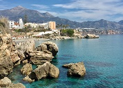 Torrecilla beach looking back to the Balcon