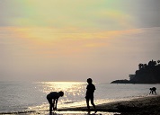 Sunset on Carabeillo beach